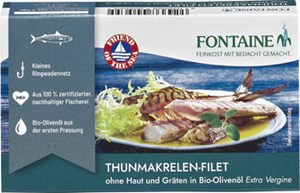 Bild von ##Thunmakrelen-Filet in Bio-Olivenöl, 120 g, Fontaine